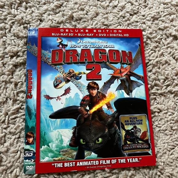 How To Train Your Dragon 2 3D SLIPCOVER ONLY NO MOVIE INCLUDED‎ SHIP SECURELY✅ - Picture 1 of 2